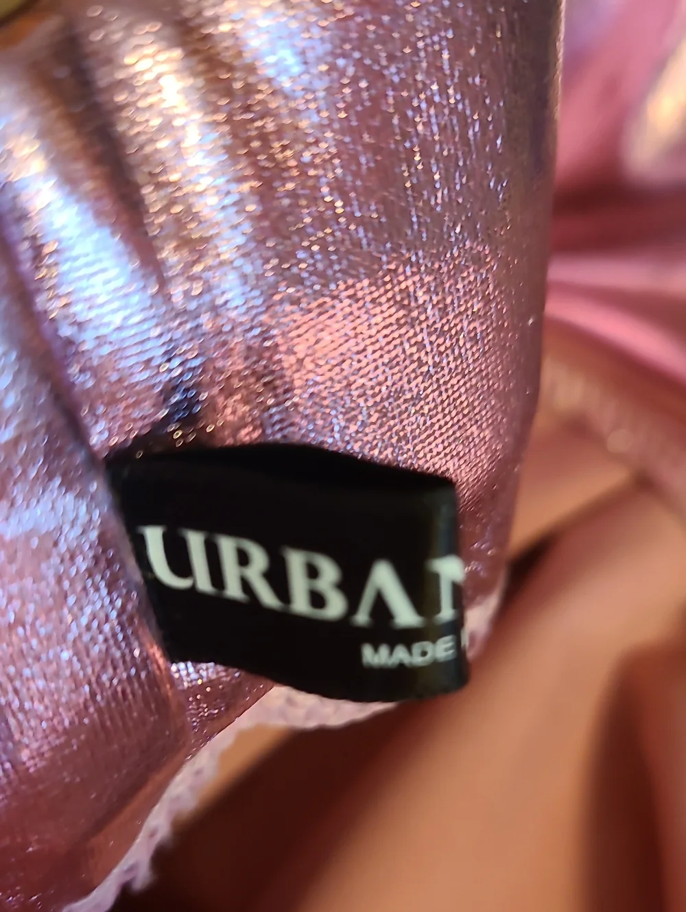 Metallic Pink Skater Skirt - Shiny Flared Circle Silhouette